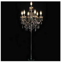 Yxx max -Standing Light Crystal Floor Lamp European Candle Living Room Wedding Room Villa Bedroom Luxury Fashion Decoration Floor Lamp [Energy Class A +]