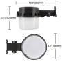 LED Yard Light LED Outdoor Barn Light 35W LED Dusk-to-Dawn (250-350W Equivalent), 5000K Daylight, Floodlight, ETL-listedard Light for Area Lighting, Wet Location Photocell Included,50K 1Pack
