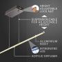 JONATHAN Y JYL7023B Conley 39.5'' Dimmable Adjustable Integrated LED Metal Linear Pendant Minimalistic,Modern,Contemporary for Dining, Living Room, Kitchen, Commercial Office, Black