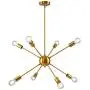 Modern Sputnik Chandelier 8 Lights Brass Mid Century Sputnik Ceiling Light Fixture Industrial Vintage Pendant Lighting for Dining Room Living Room Bedroom Kitchen Modern Sputnik Chandelier 8 Lights Brass Mid Century Sputnik Ceiling Light Fixture Industrial Vintage Pendant Lighting for Dining Room Living Room Bedroom Kitchen