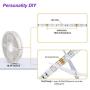 Led Lights,dalattin Led Strip Lights 16.4ft Waterproof Color Changing Multicolor Led Rope Lights with 44 Keys Remote Controller,1 Roll of 16.4ft
