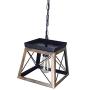 Ncmoyin Rustic Farmhouse Chandeliers,Pendant Light for Dining Room Hanging Ceiling Light Fixture,Black with Gold Ncmoyin Rustic Farmhouse Chandeliers,Pendant Light for Dining Room Hanging Ceiling Light Fixture,Black with Gold