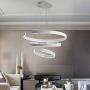 LED Chandeliers - BAYCHEER Modern Foyer Circular Pendant Lights Adjustable Hanging Ceiling Lights Fixtures Contemporary 3 Rings Lighting Dining Room Living Room Natural Light in White LED Chandeliers - BAYCHEER Modern Foyer Circular Pendant Lights Adjustable Hanging Ceiling Lights Fixtures Contemporary 3 Rings Lighting Dining Room Living Room Natural Light in White