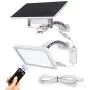 Solar Lights Outdoor with Remote Control JACKYLED Bright 1000 Lumen 48 LED Solar Wall Mounted Lights with 5500mAh Battery, 9.8ft Extension Cord for Garden Gate Porch Storage Barn (White) Solar Lights Outdoor with Remote Control JACKYLED Bright 1000 Lumen 48 LED Solar Wall Mounted Lights with 5500mAh Battery, 9.8ft Extension Cord for Garden Gate Porch Storage Barn (White)