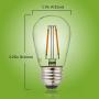 Newhouse Lighting S14LED18 Outdoor Weatherproof Shatterproof S14 String Light Bulbs, 18-Pack, Glass, 18 Count