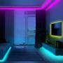 65.6FT/20m LED Strip Lights with Bluetooth Controller Music Sync Color Changing Rope Light RGB 5050SMD 360 LEDs for Bedroom, Party, Home Decoration Non-Waterproof