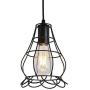 UOFUS Pendant Lighting Metal Industrial Vintage Hanging Ceiling Chandelier Light Fixture Black for Kitchen Home Hallway Dining Room