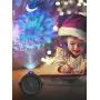 Star Projector, 3-1 Ocean Wave Projector Night Light for Kids with LED Nebula Cloud&Moon, Voice Control, 13 Lighting Effects Galaxy Light Projector for Bedroom/Home Theater/Room Decor (Black)