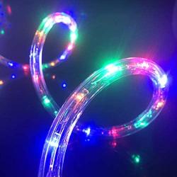 Asparkle UL Listed 18Ft 216 RGB LED Flexible Rope Lights Kit, Indoor/Outdoor Lighting, Home, Garden, Patio, Shop Windows, Christmas, New Year, Wedding, Birthday, Party, Event (RGB)