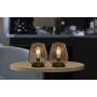 JHY DESIGN Set of 2 Metal Cage LED Lantern Battery Powered Cordless Accent Light with LED Great for Weddings Parties Patio Events for Indoors Outdoors