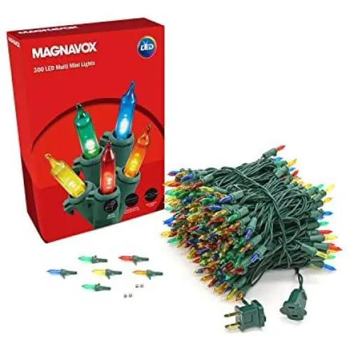 MAGNAVOX 300lt Multi Colored LED Smooth Mini Set Light String MAGNAVOX 300lt Multi Colored LED Smooth Mini Set Light String