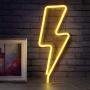 AMIR (Upgraded Version) LED Neon Decorative Light, Battery and USB Operated Lightning Neon Light, Wall Decor Light for Christmas, Birthday Party, Living Room and Wedding Party Decor (Warm White)