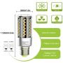 2-Pack E26 LED Bulb, 15W Warm White 3000K 1600LM, Equivalent 120W, Edison Bulb E26 Led Corn Bulbs, Led Light Bulbs Non-dimmable lamp