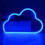 YIQU Cloud Lights Neon Signs for Wall Decor, Battery and USB Powered, Cloud Led Signs Wall Decorative Night Lights for Bedroom Cute Gift for Kids Girls Family-Blue