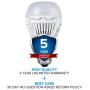 [Upgrade] 13W (100 Watt Equivalent) LED Light Bulbs, 5000K Daylight Super Bright 1600 Lumens LED Bulbs, Non-Dimmable, A19 LED Light Bulbs, E26 Medium Screw Base, 4-Pack, SANSI