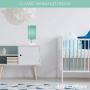 Modern Teal Aqua Small Table Lamp w USB Quick Charging Port, Great for LED Bedside, Desk, Bedroom, and Nightstand Lamps or Other Table Lights, Buy 2 or More for 5% Checkout Discount