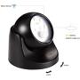 ProGreen 6000K Waterproof Wireless Battery Powered LED Wall Light Fixture with Motion Sensor - Auto On/Off(2 Pack)