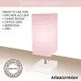 Modern Pink Small Table Lamp w USB Quick Charging Port, Great for Bedside, Desk, Bedroom, and Nightstand Lamps or Other LED Table Lights, Buy 2 or More for 5% Checkout Discount…
