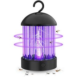 Anysun Electric Mosquito Killer Lamp, Bug Zapper with Powerful 2-in-1 Light and 9 Hour Working Time IP66 Waterproof Insect Trap Portable Quiet Pest Control for Camping, Home, Kitchen and Office