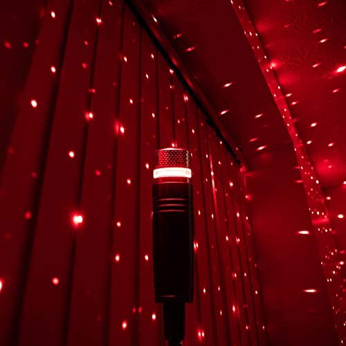 Peregrine Lights Bedroom Galaxy Projector and Sky Light | Adjustable USB Car and Ceiling Star Night Lamp with Multiple Lighting Patterns | Interior Light Show for Dorms, Cars, Parties and More