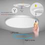 LED Flush Mount Ceiling Light Fixture, 5000K Daylight White 24W(240W Equivalent) 12 Inch Flat Modern Ceiling Lighting, 3200LM Ceiling Lamp for Bathroom Porch, Kitchen, Bedroom, Living Room, Hallway LED Flush Mount Ceiling Light Fixture, 5000K Daylight White 24W(240W Equivalent) 12 Inch Flat Modern Ceiling Lighting, 3200LM Ceiling Lamp for Bathroom Porch, Kitchen, Bedroom, Living Room, Hallway