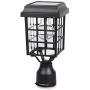 Kemeco ST4329Q-A LED Cast Aluminum Solar Post Light Cap Light Patio Lighting for Outdoor Garden Post Pole Mount Deck