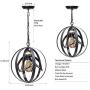 Rustic Antler Chandelier Farmhouse Chandelier Light Fixture Antler Pendant Lighting for Kitchen Island Dining Room Foyer