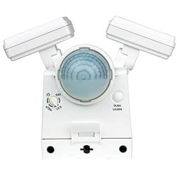 LB1870QWH 700 Lumen Battery Operated LED Ultra Bright LED Motion Security, Motion Sensor, Motion Activated Flood Light, Wall or Eave Mount (White)