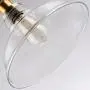 HMVPL Industrial Plug in Edison Pendant Light, Rustic Mini Swag Hanging Lighting Fixture with Clear Glass Shade for Kitchen Island Dining Room Living Room Bedroom Hallway