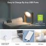 Portable Retractable Lantern Lamp, Touch Control Rechargeable Dimmable Night Light, Decorative Foldable Eye Protection USB Charging Desk Reading Lantern Lights