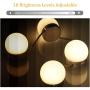 Vanity Lights for Mirror, Tomshine Hollywood Style Vanity Mirror Lights Kits with 3 Color Modes 10 Dimmable Bulbs for Dressing Room Bath Room