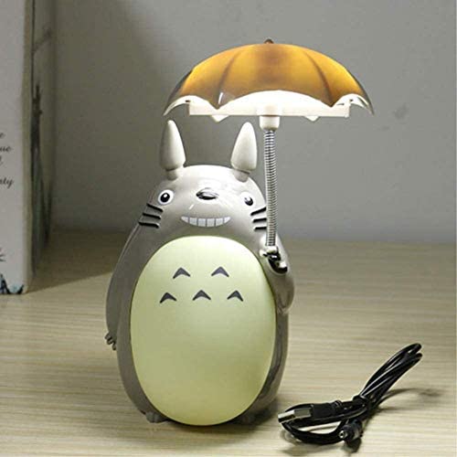 XXXVV Creative Resin My Neighbor Totoro Night Light Studio Ghibli LED Night Lamps Cartoon Animal Kid Table Lamp with 2 Modes for Bedroom Bedside Lamp Reading Light Best Gifts for Birthday Christmas