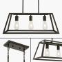 ELUZE 3-Light Farmhouse Chandeliers, Rustic Kitchen Island Lighting, Vintage Oil Rubbed Bronze Pendant Light Fixtures for Foyer Living Room, Kitchen Island, Dining Room, Bedroom