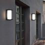 Shinbeam Outdoor Wall Porch Lights,Led Wall Sconces,IP65 Waterproof Lighting Fixture ,3-Color-Changeable Wall Fixture,Warm White Cold White and Nature White Color(Black)