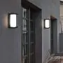 Shinbeam Outdoor Wall Porch Lights,Led Wall Sconces,IP65 Waterproof Lighting Fixture ,3-Color-Changeable Wall Fixture,Warm White Cold White and Nature White Color(Black)