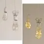 MEILUX LED Globe Fairy Light Bulb，ST64 E26 Warm White Edison Screw Night Lights,Flash Starry Decorative Copper Wire String Lights for Bedroom Living Room Festival Christmas, Non-dimmable, 4 Pack