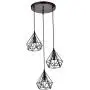Dazhuan Antique Metal Pendant Lighting Fixtures Rustic Chandeliers Lamps with 3 Lights