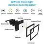 SOUTHLEVY 50W LED Flood Lights, Super Bright 5000lm Outdoor Flood LightsSuper IP66 Waterproof Exterior Security Lights,6000K Daylight White Lighting for Playground Yard Stadium Lawn Ball Park SOUTHLEVY 50W LED Flood Lights, Super Bright 5000lm Outdoor Flood LightsSuper IP66 Waterproof Exterior Security Lights,6000K Daylight White Lighting for Playground Yard Stadium Lawn Ball Park
