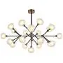 Sputnik Molecule Chandelier Lighting 21 Lights Nordic Branch Pendant Light Vintage Industrial Kitchen Dining Room Ceiling Light Fixture for Hallway Home