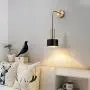 VARIPOWDER Metal Wall Sconce Light Fixture Industrial Modern Minimalist Style Decorate Wall Lamp for Living Room Bedroom Corridor Cafes Restaurants,Not Included Bulbs(1 Pack) (Style-2)