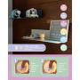 SomeShine Kids Night Light - Rechargeable Fox Nursery Night Light with Auto-Off Timer, Safe and Durable Kawaii Lamp and Glowing Companion for Baby Feeding, Diaper Changing, and Midnight Bathroom Trips