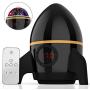 Rocket Star Projector Night Light for Kids - Baby Night Light Projector for Bedroom with Timer - Remote and Chargeable - Best Gift for Kids Upgrade Version - Black