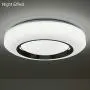 Smart LED Ceing Light Contemporary 20-Inch Flush Mount Fixture with Remote Control 3960LM Auffel Modern Dimmable Surface Round Close to Ceiling Lights for Bedroom Kitchen Dining Room (3000K-6000K)