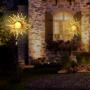 DOOGAXOO Sun Solar Lights Garden Outdoor,Waterproof Metal Decorative Stakes for Walkway,Yard,Lawn,Patio