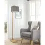 Modern Wood Floor Lamp, Imego Standing Reading Lamp with Hanging Fabric Drum Shade, Tall Pole Lamp for Living Room Bedroom Office Kids Room - Grey Modern Wood Floor Lamp, Imego Standing Reading Lamp with Hanging Fabric Drum Shade, Tall Pole Lamp for Living Room Bedroom Office Kids Room - Grey
