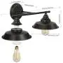 Farmhouse Vanity Light Set of 2, Wall Sconce Fixture Suitable for Bathroom Bedroom Farmhouse Living Room Mirror Cabinets Dressing Table