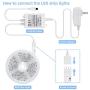 OUSFOT Led Strip Lights Kit 5050 RGB Color Changing 16.4 Feet Flexible Led Light Strip SMD with 44-Keys Remote Control Rope Light for Bedroom Kitchen Bar Party Holiday Decoration
