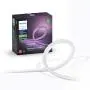 Philips Hue Smart Outdoor Lightstrip, 2m/7ft, (Voice Compatible with Amazon Alexa, Apple Homekit, and Google Home, Hue Hub Sold Separately), White (555904)