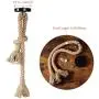 Vintage Ceiling Light Pendant Light Hemp Rope Retro Hemp Rope 2 Heads E26 E27 Socket for Restaurant Cafe Living Room 6.5ft 200cm