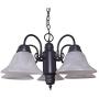 Design House 514455 Millbridge 5 Light Chandelier, Oil Rubbed Bronze